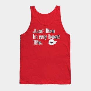 best nice text art Design. Tank Top